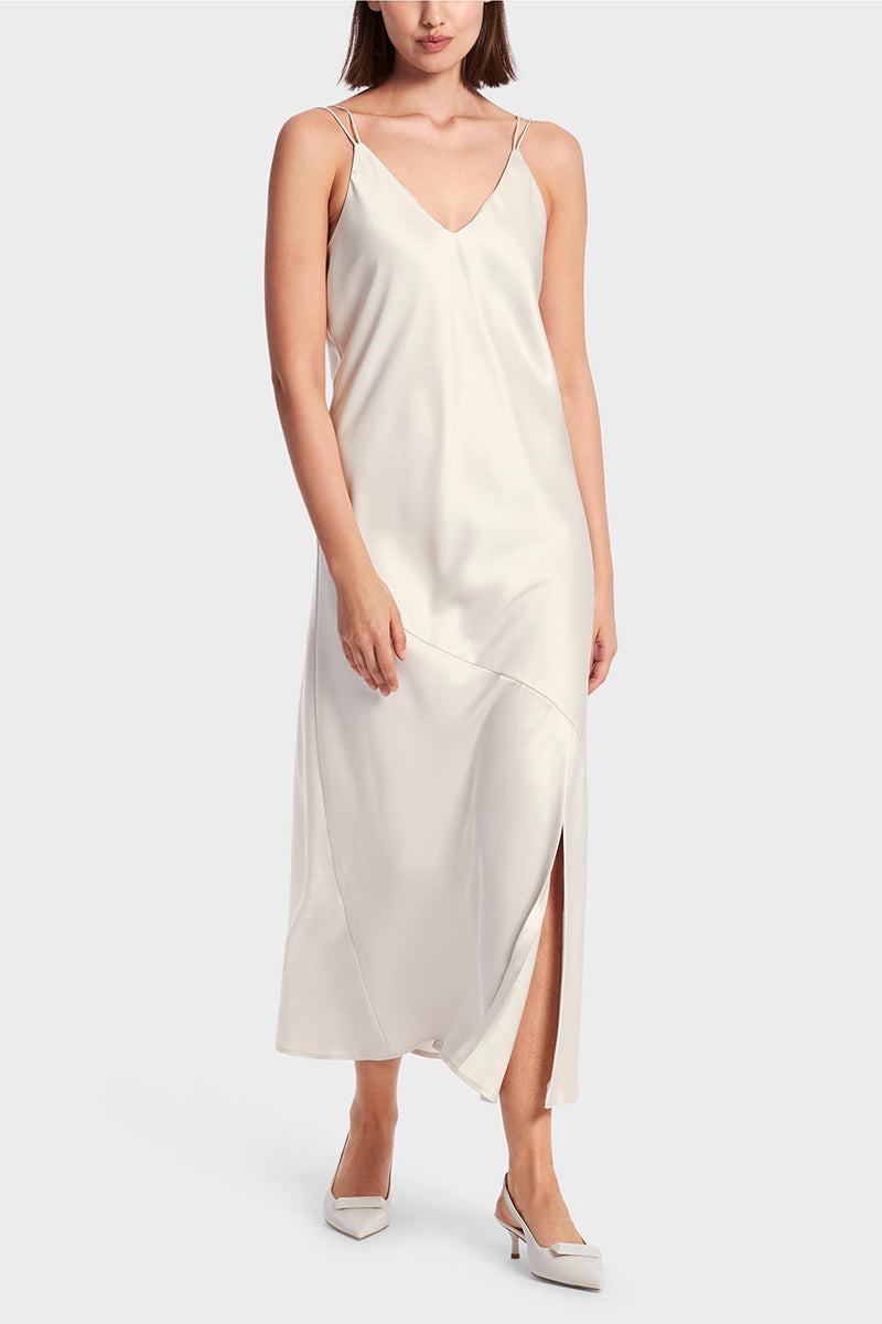 Midi-length strap dress