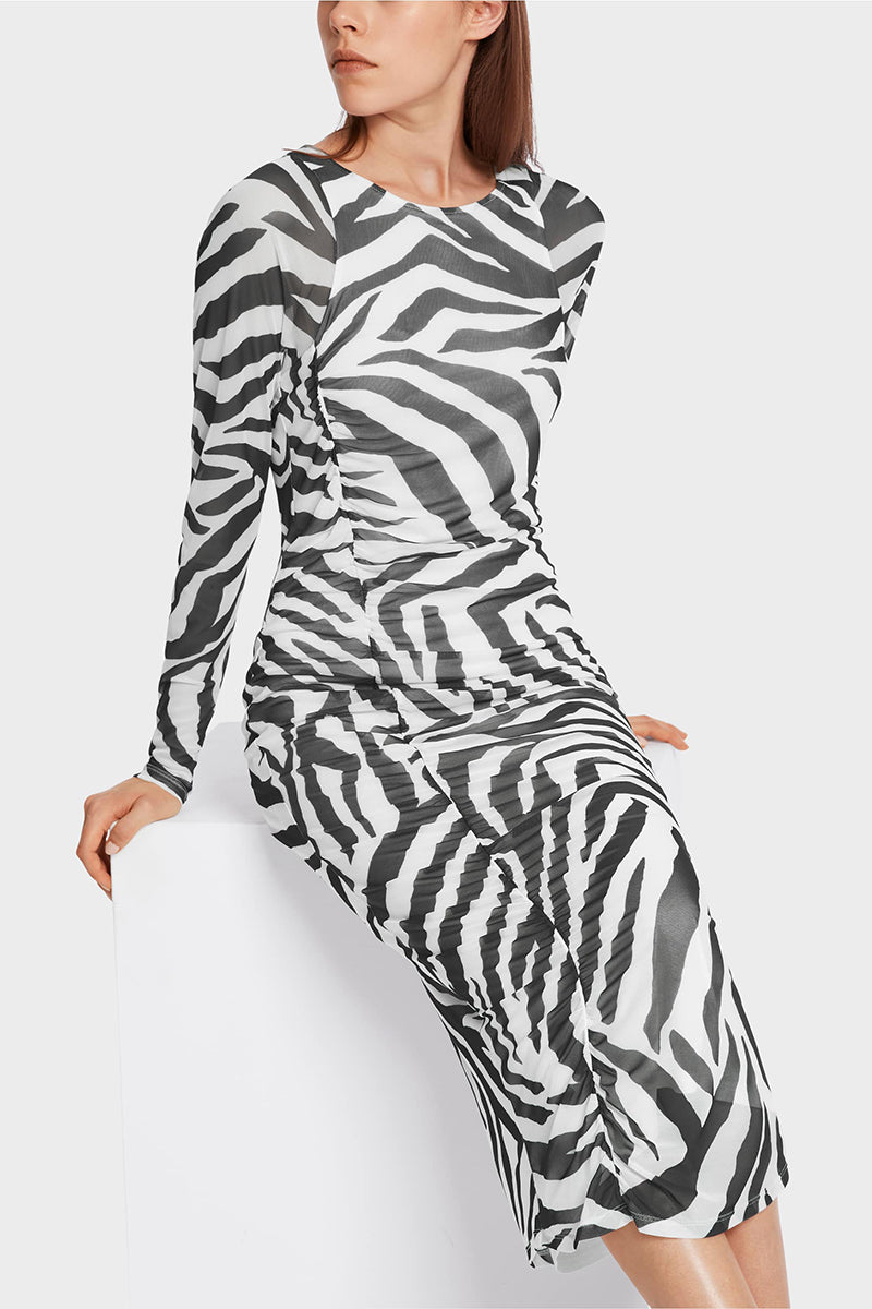 Dress with smock details