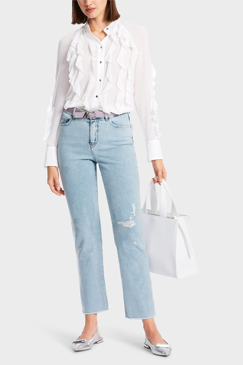 FYLIE "Rethink Together" sequin trousers