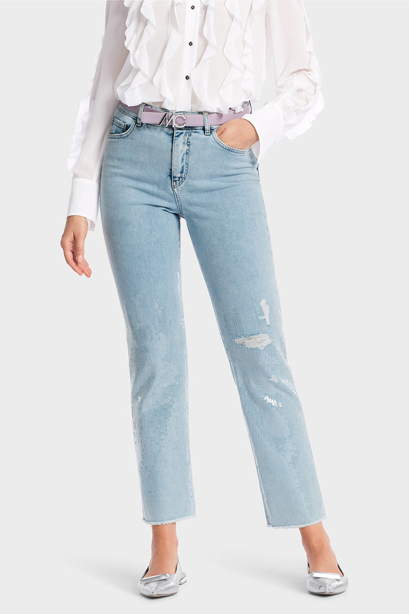 FYLIE "Rethink Together" sequin trousers