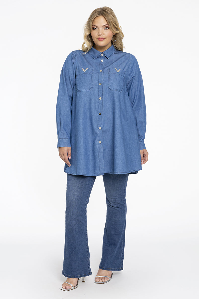 Blouse swing Chambray