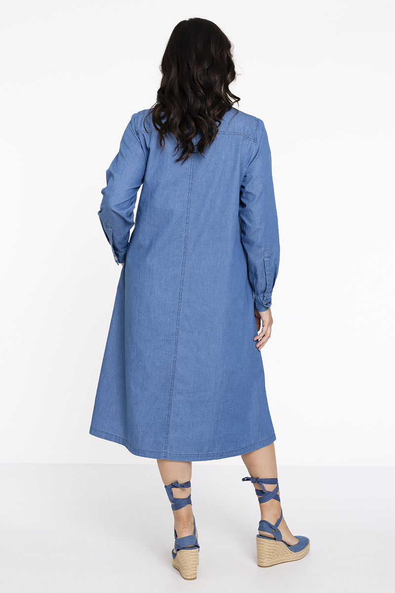 Blouse dress Chambray