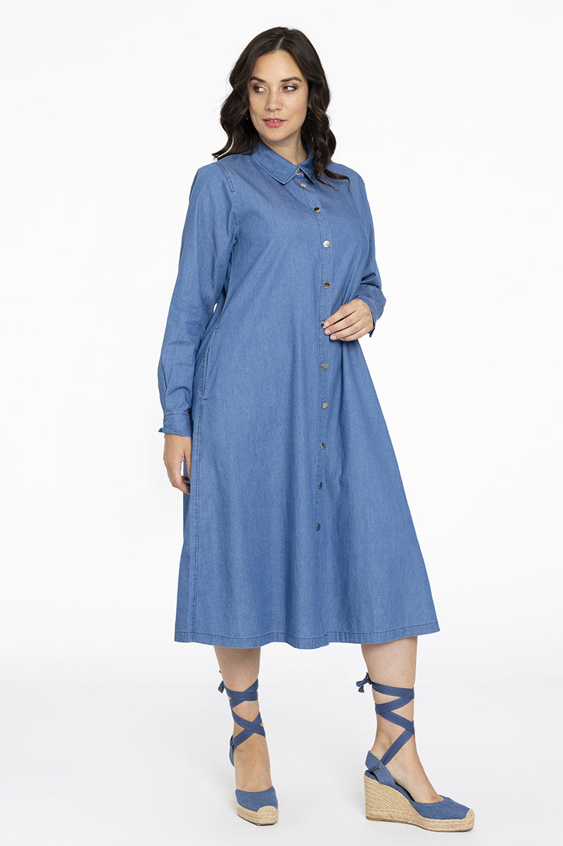Blouse dress Chambray