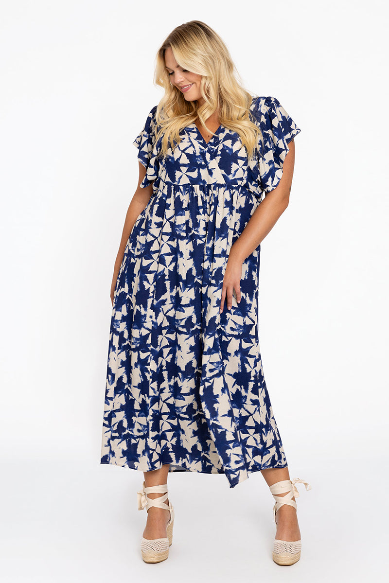 Dress long frill Tessa