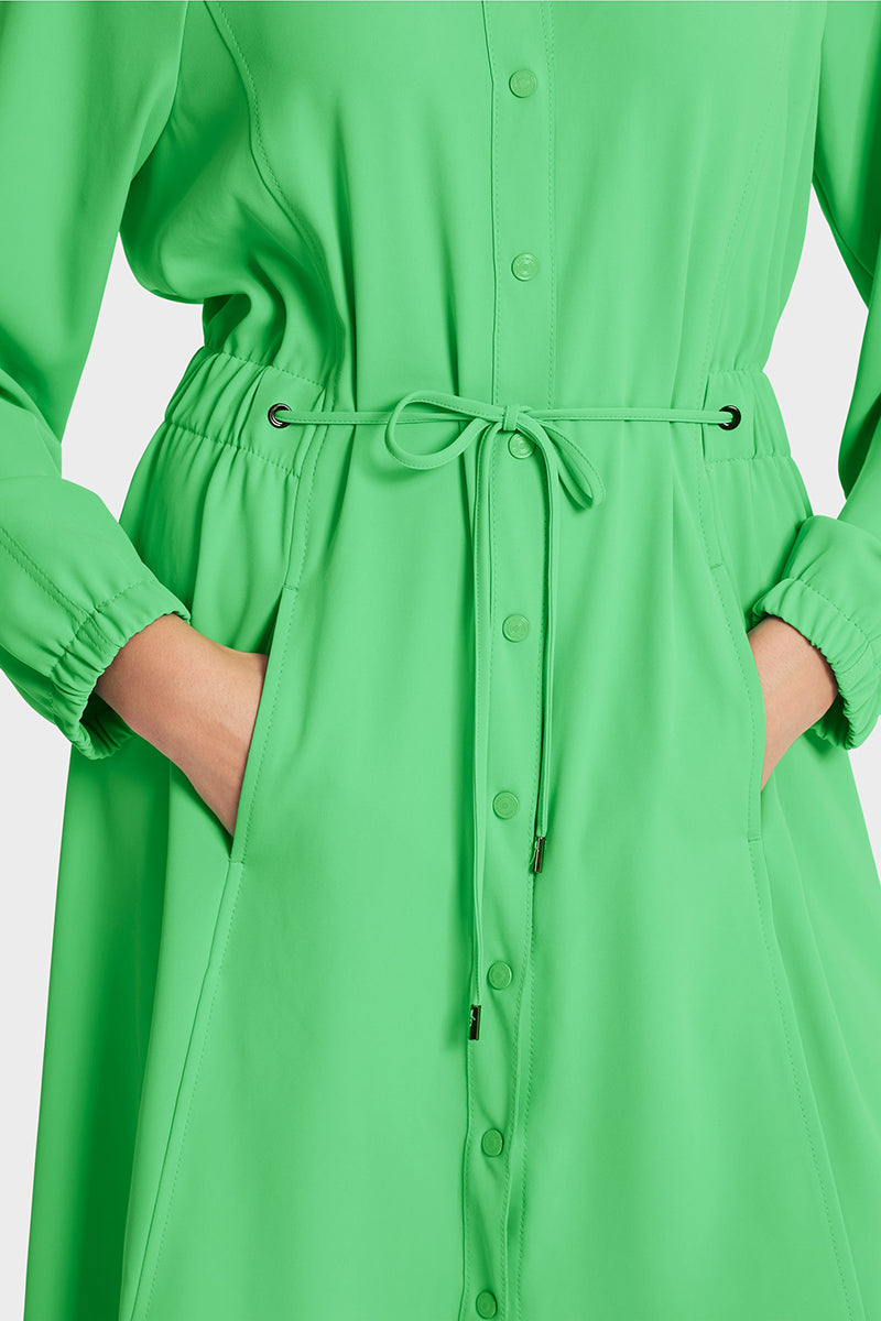 Shirt blouse dress with raglan