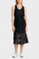 Palm design mesh dress