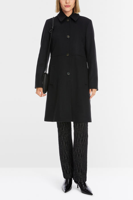 Pure new wool coat with cashmere