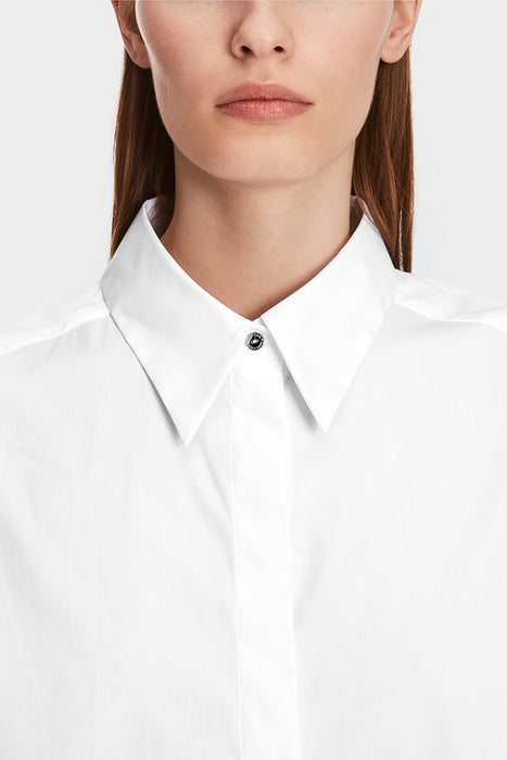 Stretch cotton shirt blouse