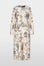 Long dress with animal print