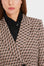 Patterned knit blazer