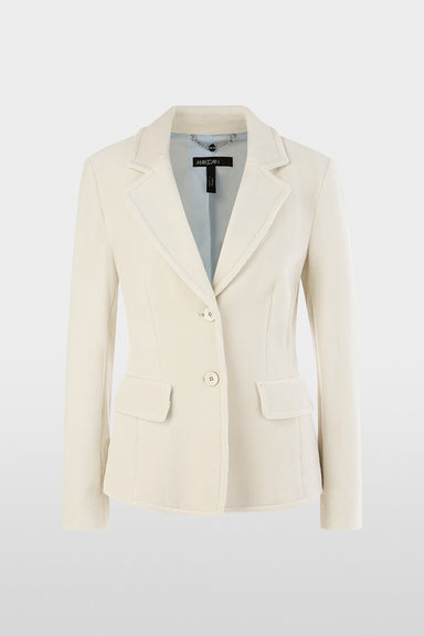 Close-fitting corduroy blazer