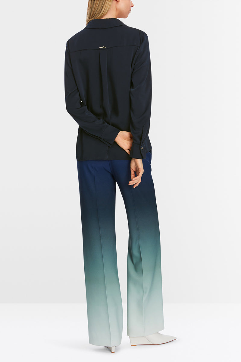 Shirt blouse with decorative buttons