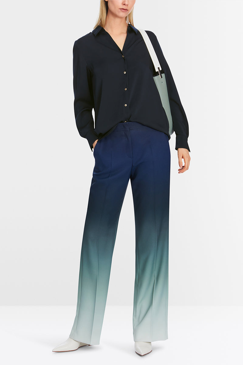 Shirt blouse with decorative buttons