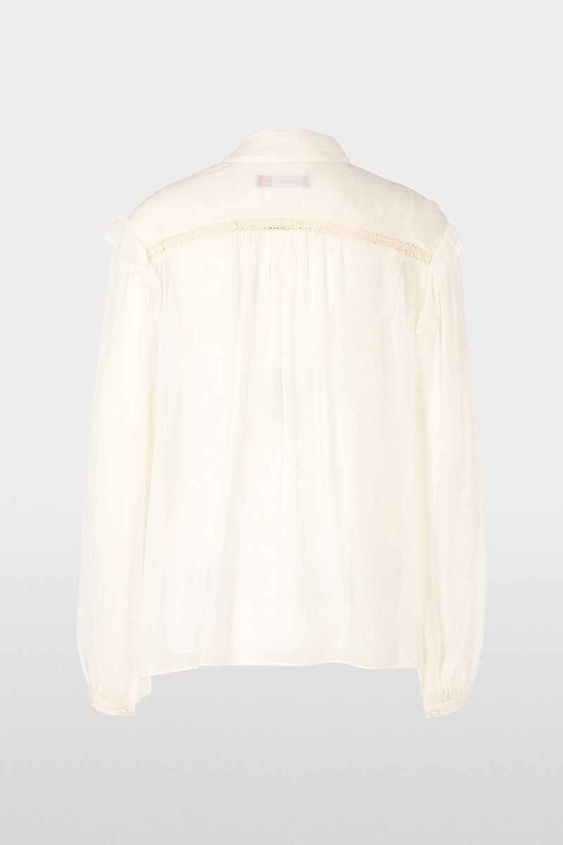 Romantic viscose blouse