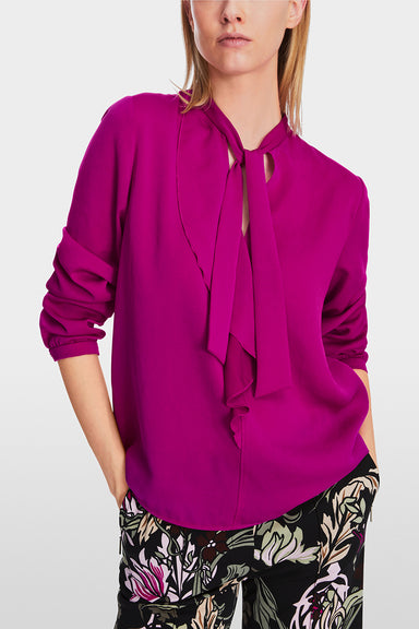 "Rethink Together" ruffle blouse