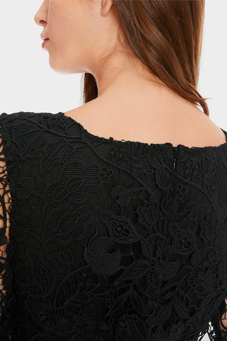 Elegant guipure lace dress