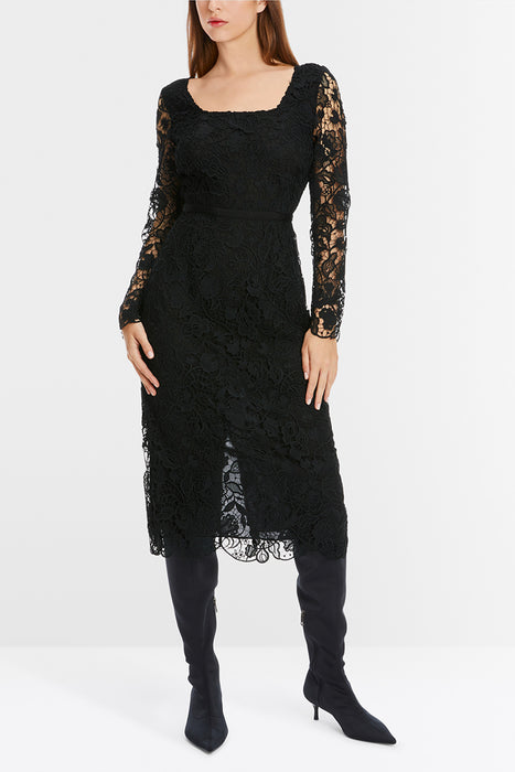 Elegant guipure lace dress