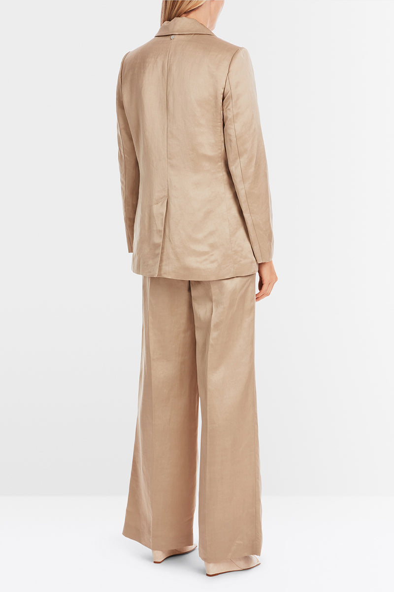 Slim-fit blazer in satin