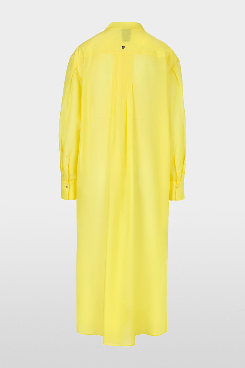 Long shirt blouse with pintucks