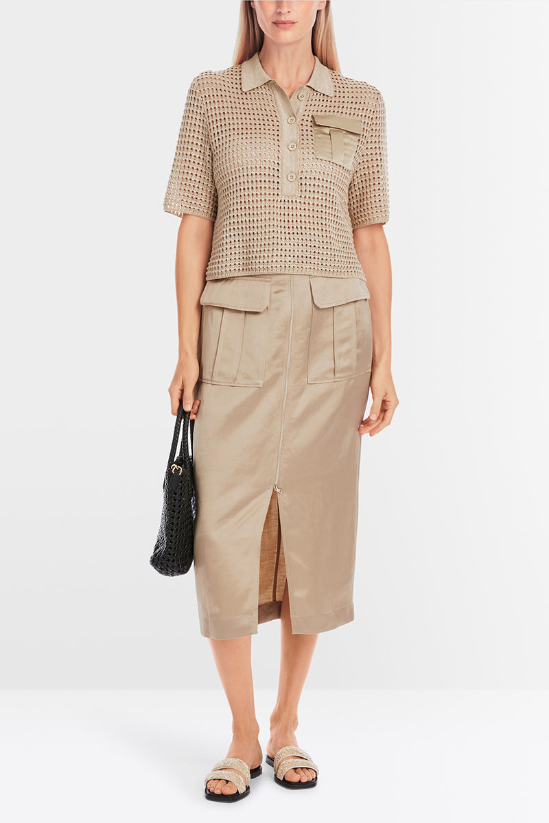 Rethink Together knit polo shirt