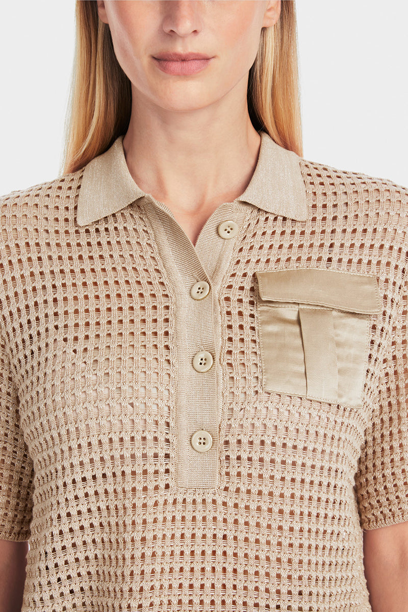 Rethink Together knit polo shirt