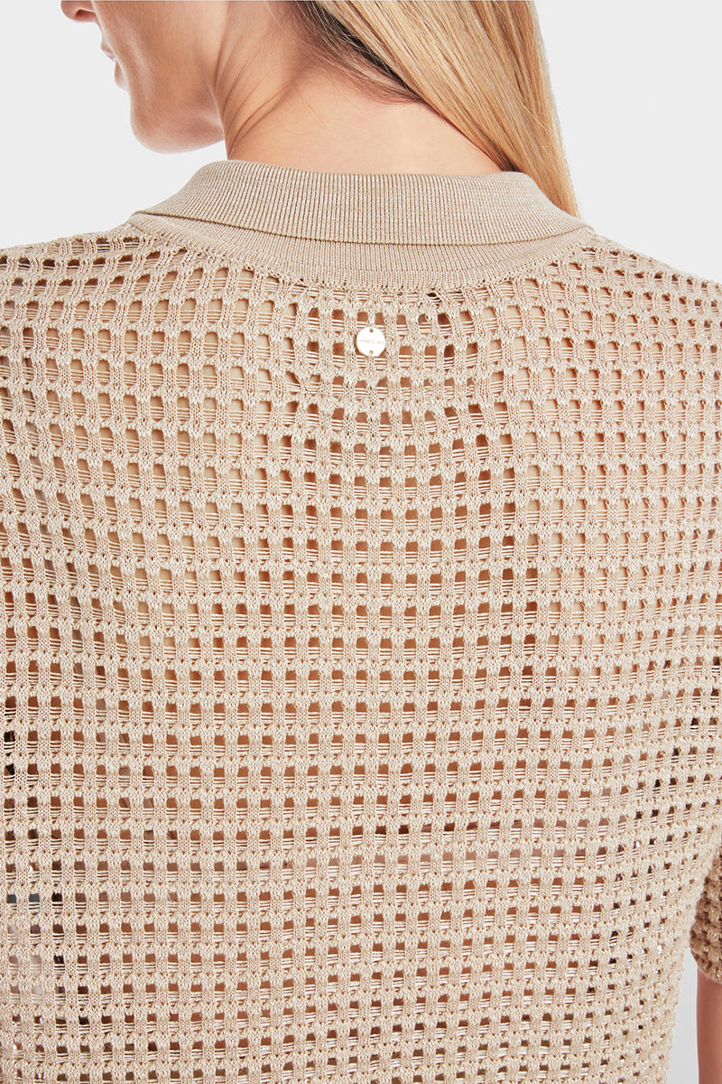 Rethink Together knit polo shirt