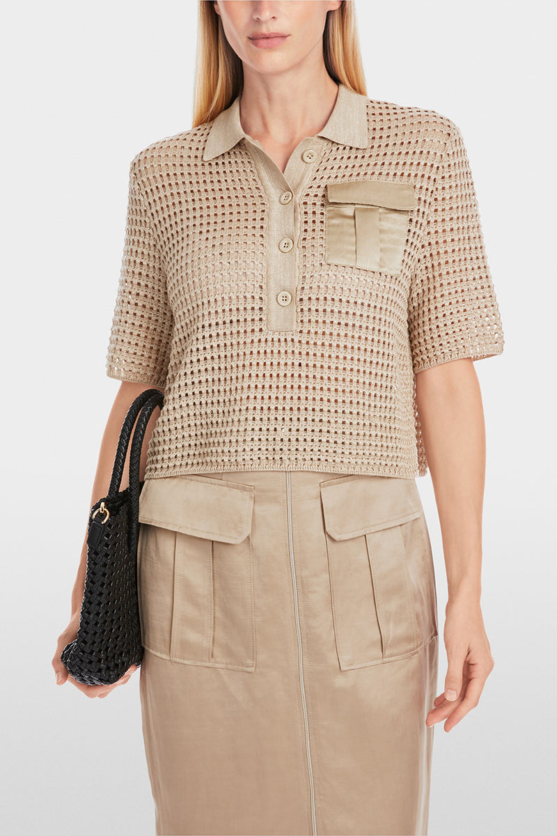 Rethink Together knit polo shirt