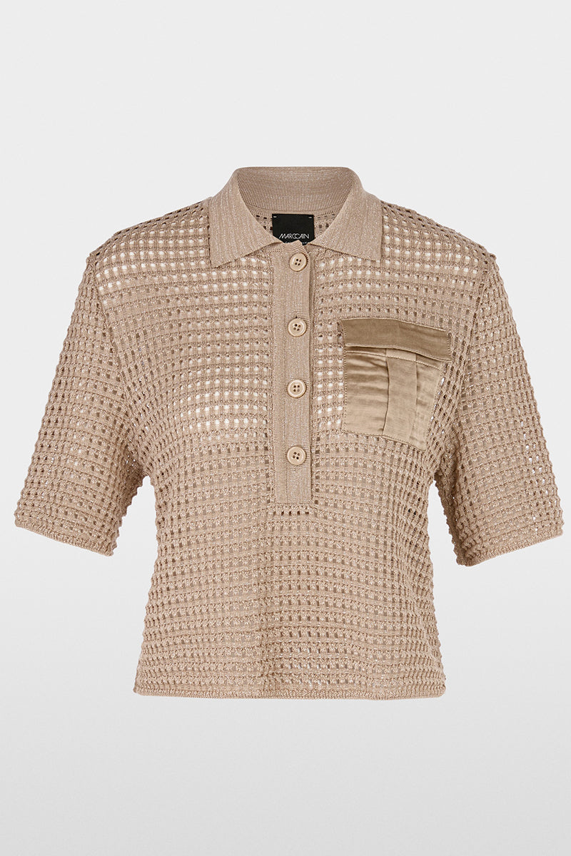 Rethink Together knit polo shirt