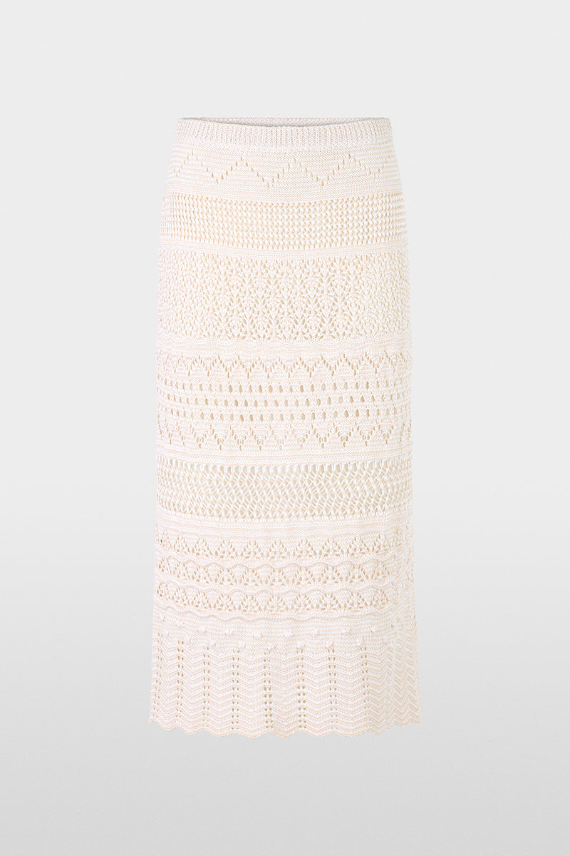 Knitted ajour skirt