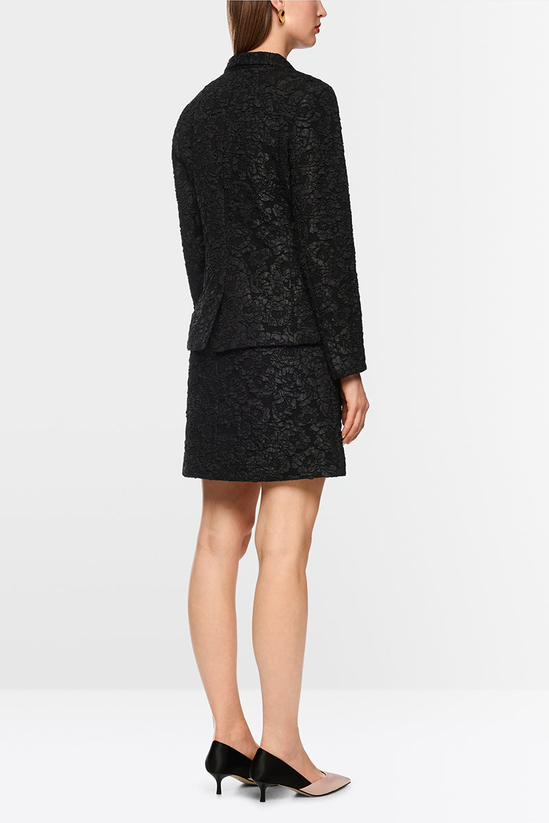 Blazer with floral pattern