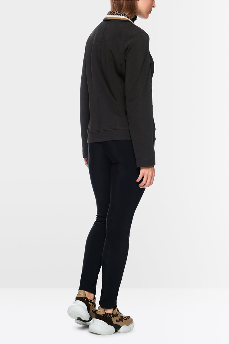 Single-breasted blazer in beaver