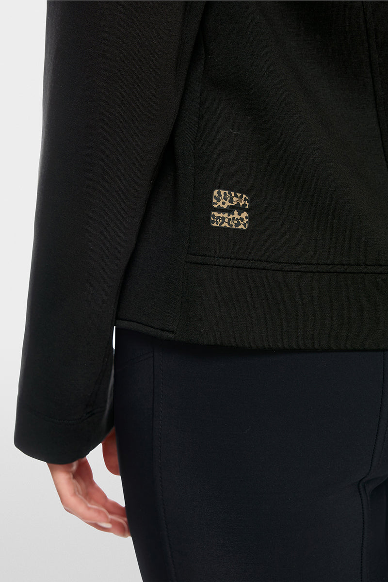 Single-breasted blazer in beaver