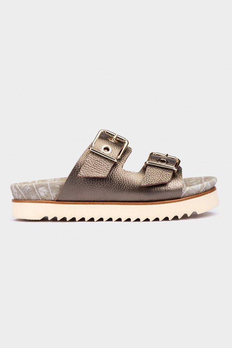 Bari Flat leather sandals
