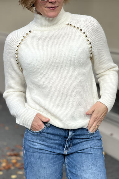 MMZora Bead highneck knit