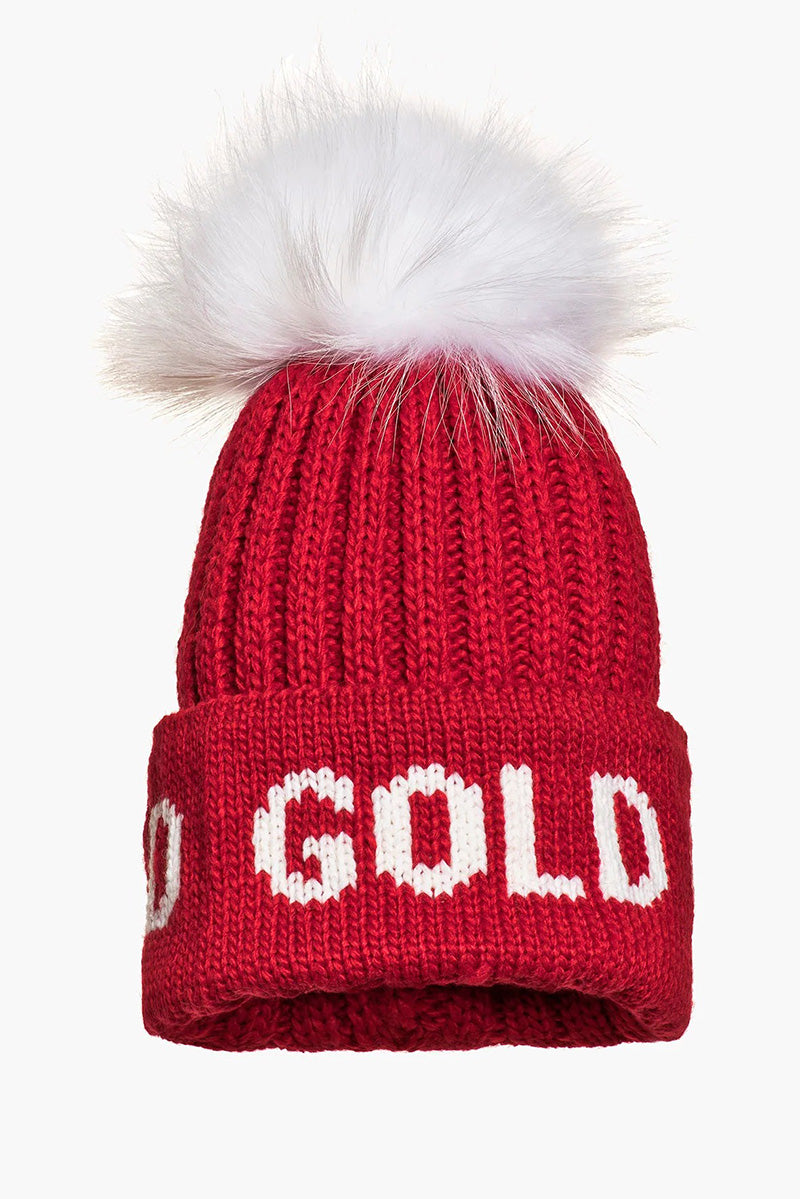 Hodd Beanie Real Pom