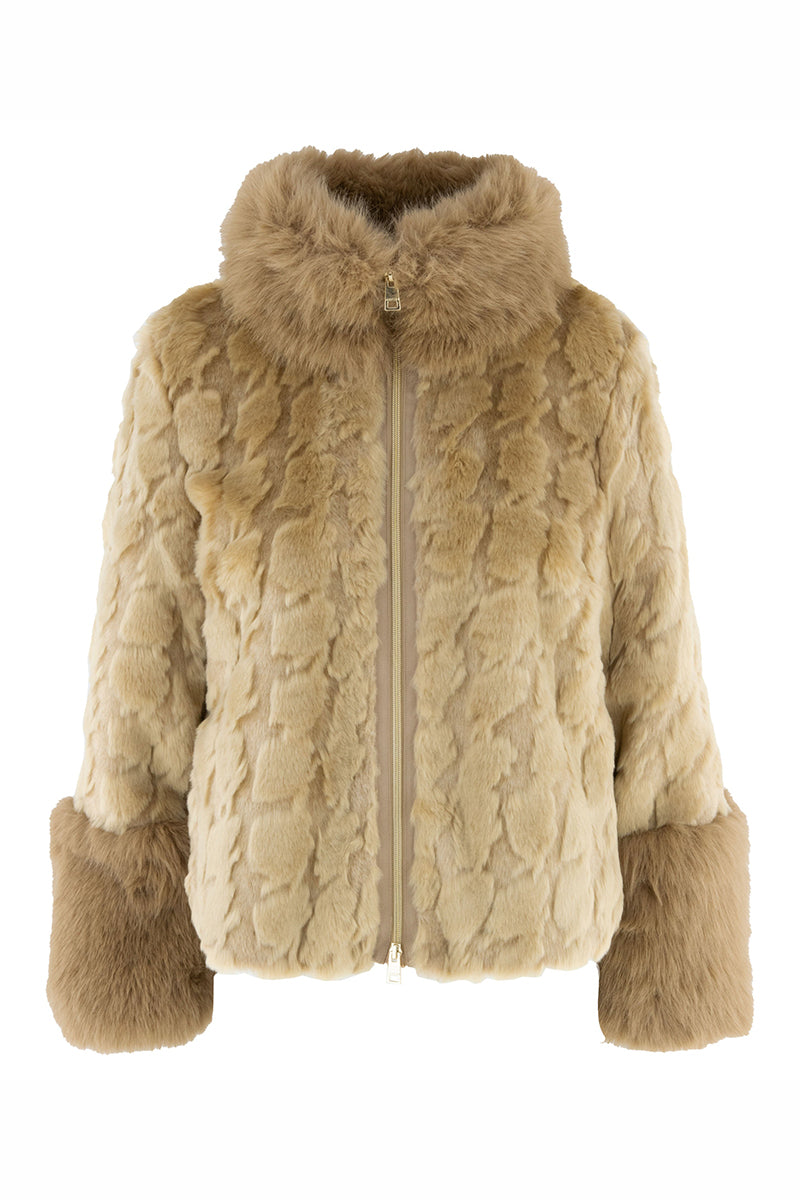 Outdoor faux fur