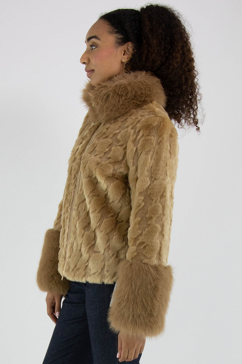 Outdoor faux fur