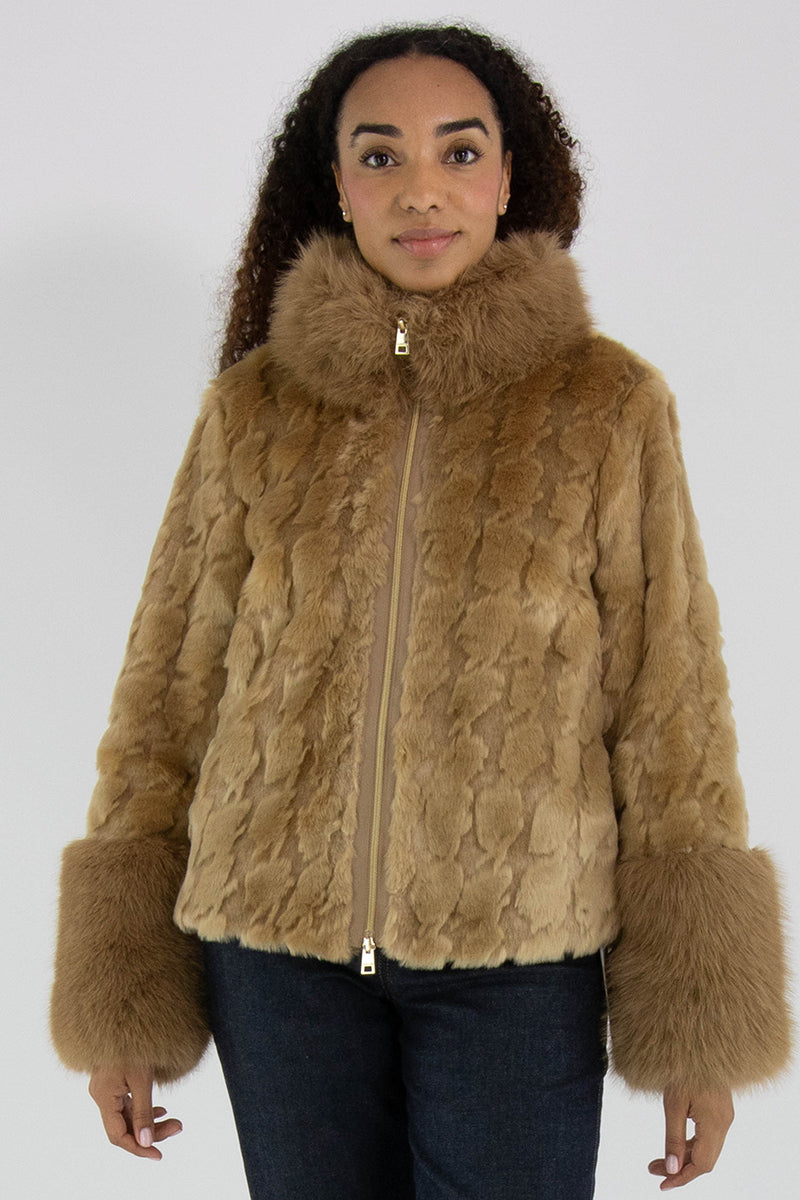Outdoor faux fur