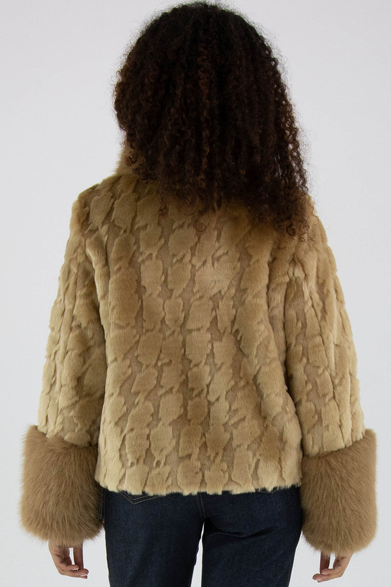 Outdoor faux fur