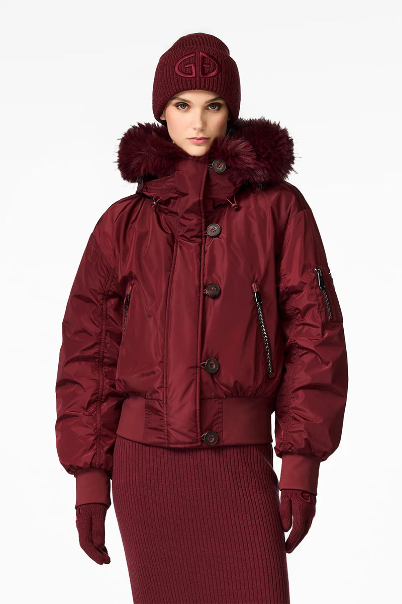 Jeanne Ski Jacket Faux Border