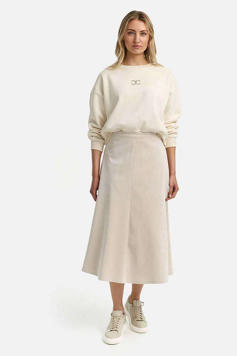 Sweatshirt with glitter detail