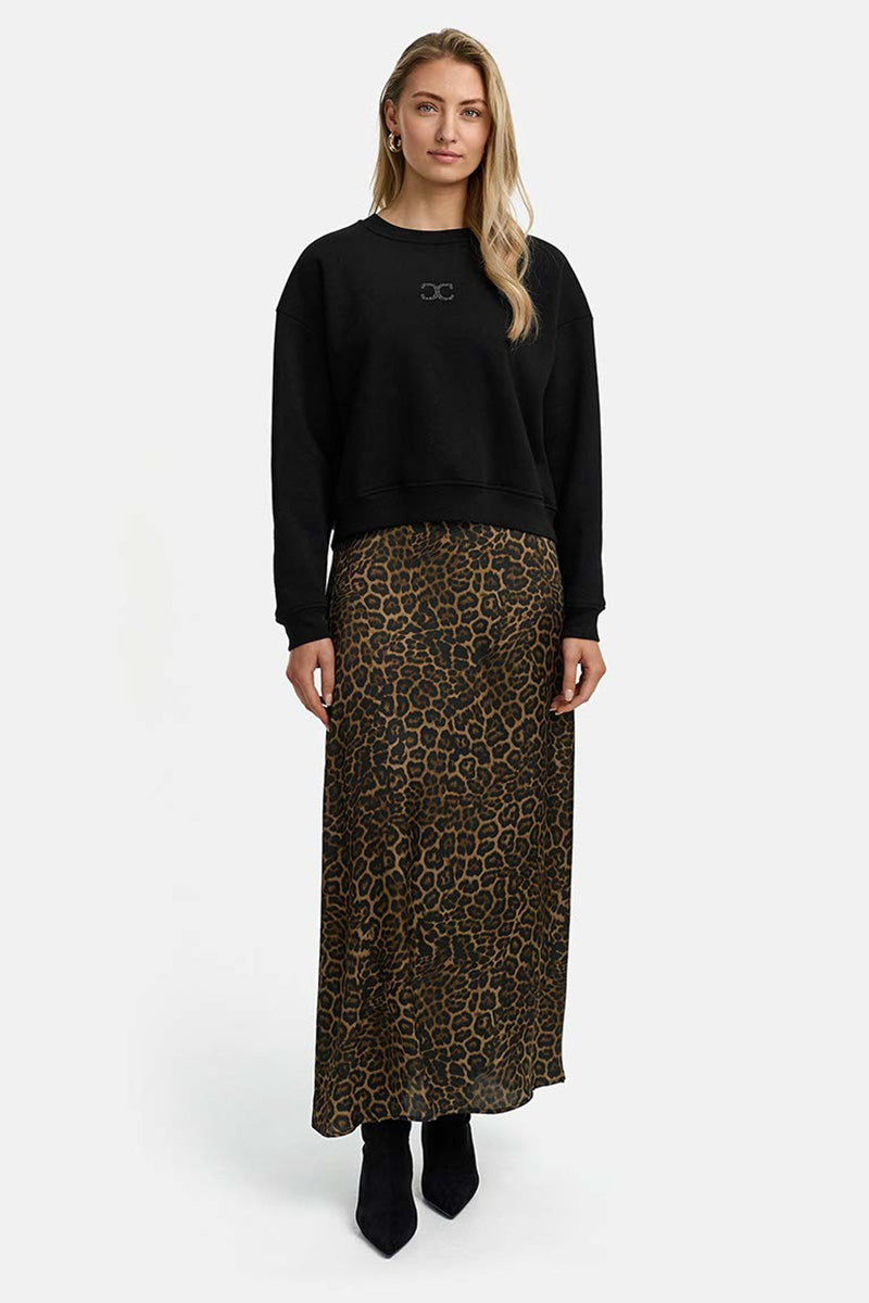 Sweatshirt with glitter detail