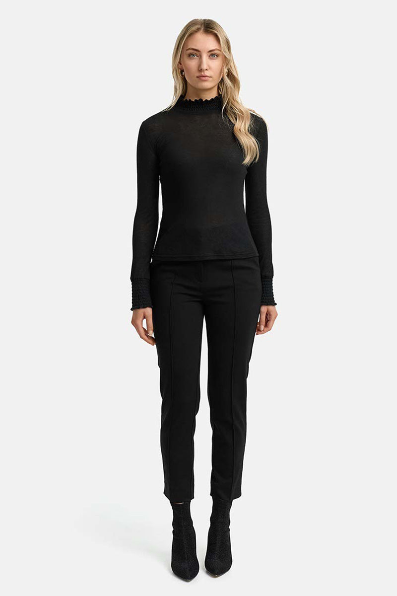 Long sleeve shirt in tencel jersey