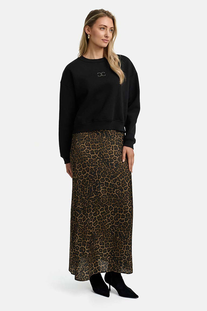 Sweatshirt with glitter detail