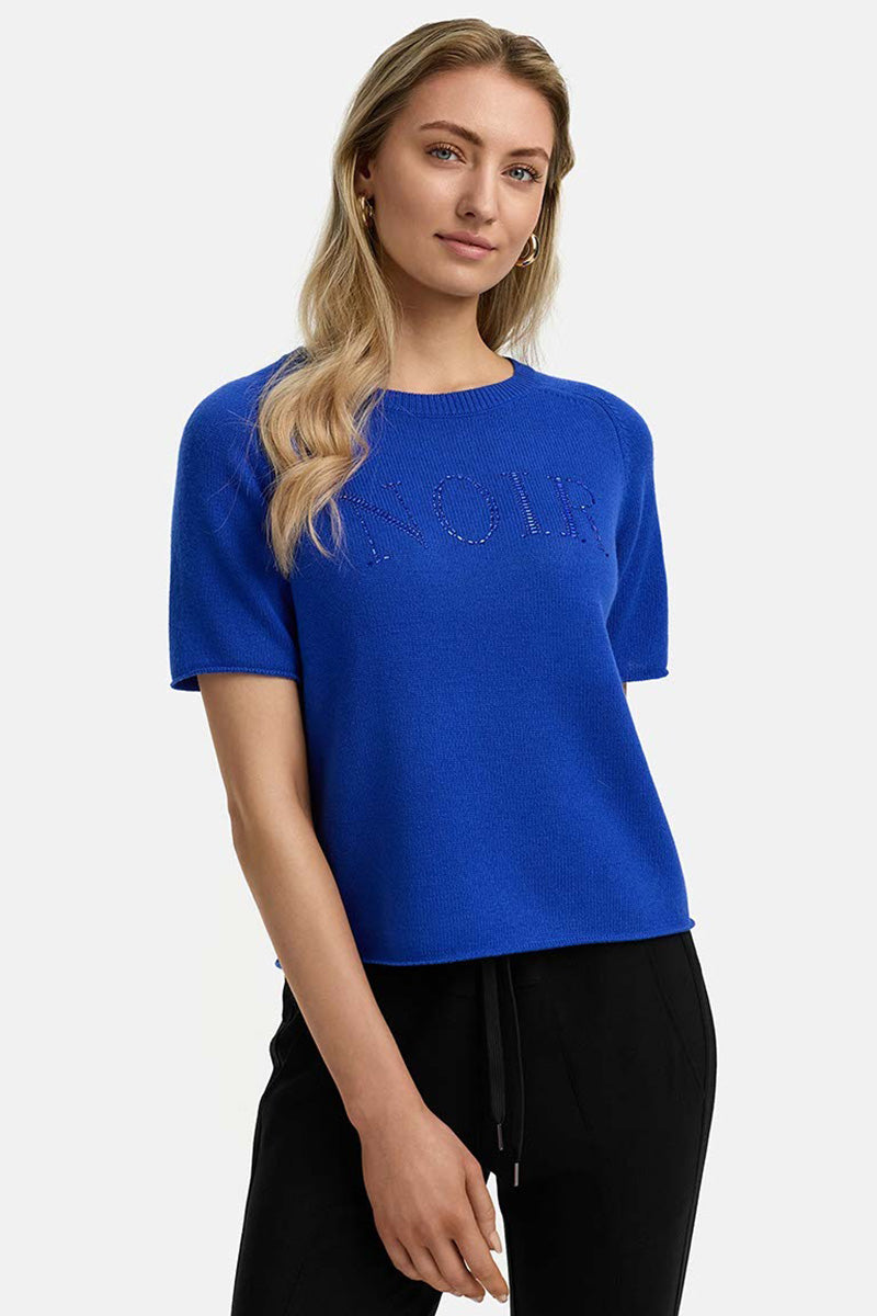 Knitted shirt with cashmere