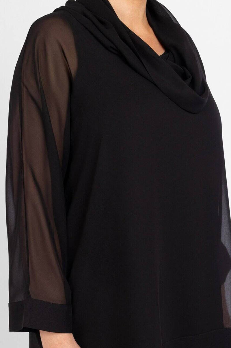 Tunic collar Chiffon