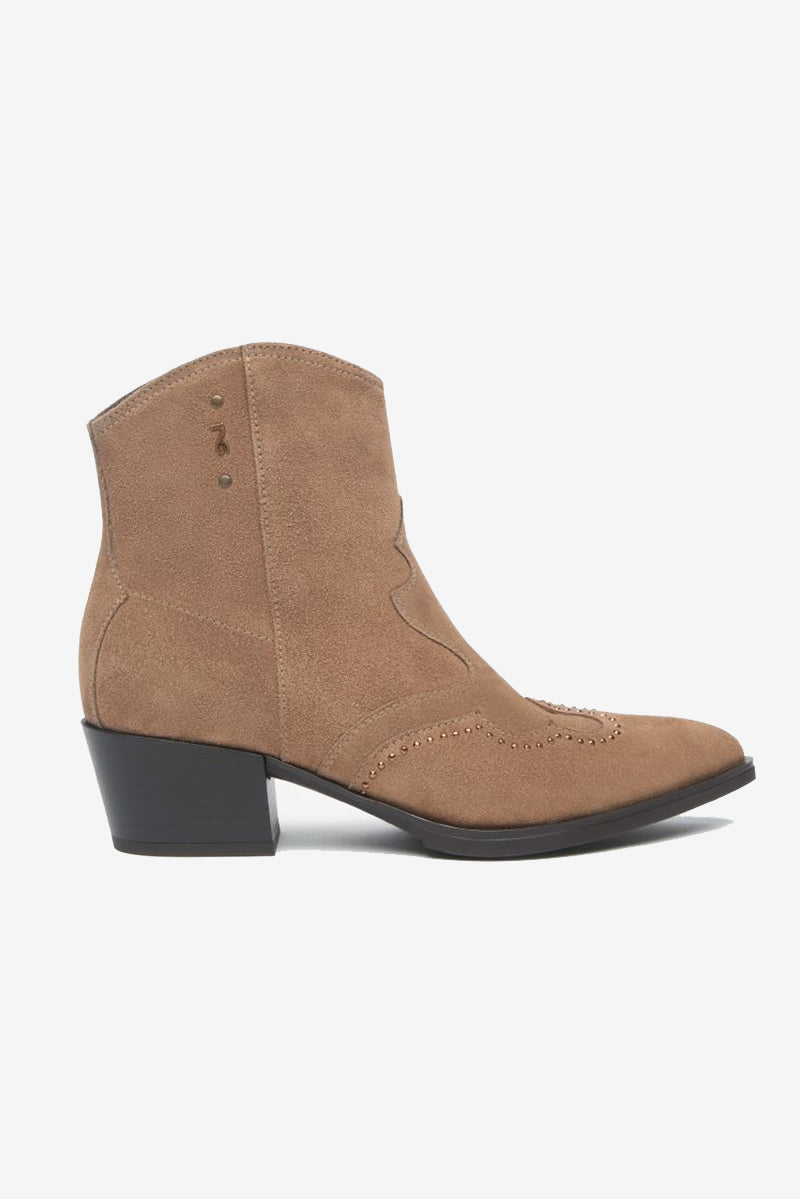 Suede ankle boots
