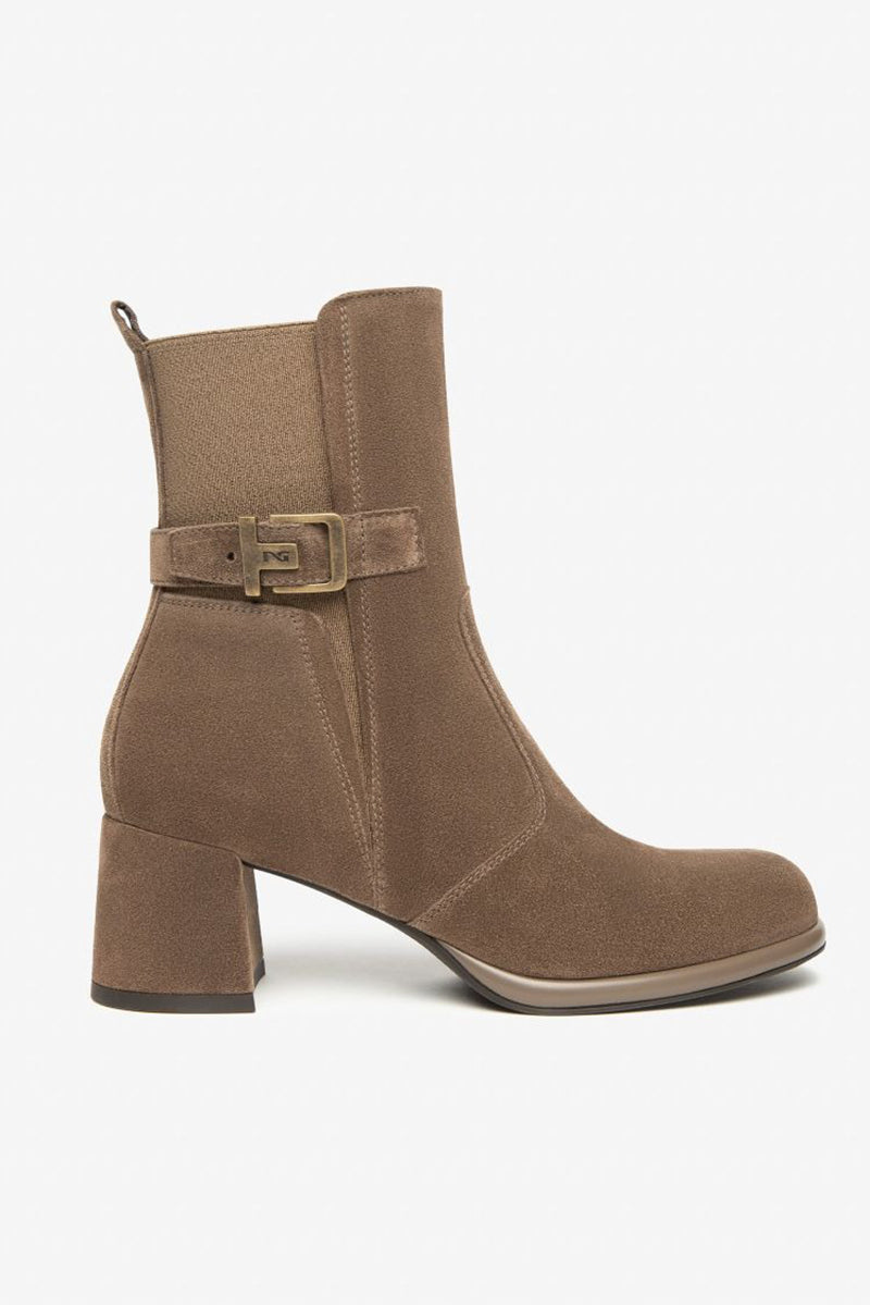 Suede ankle boots