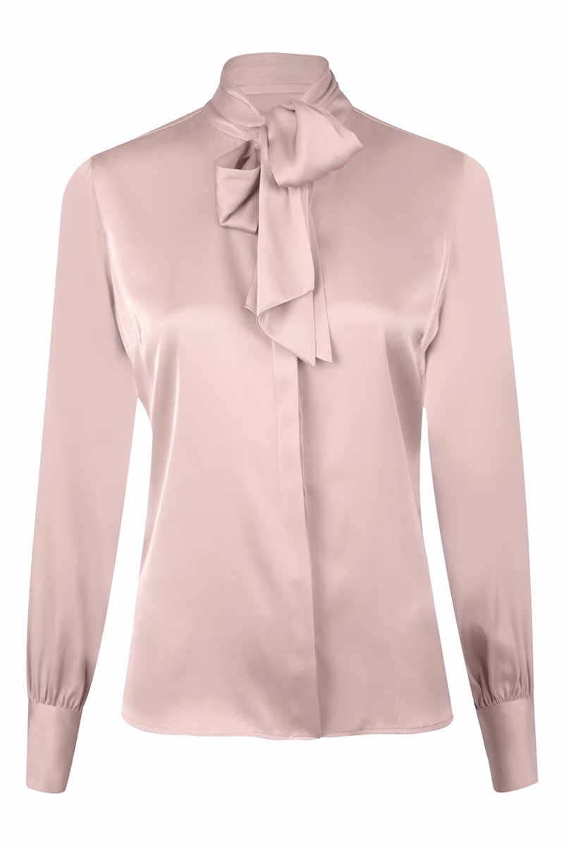 Selma Blouse, Bowtie Flyfront