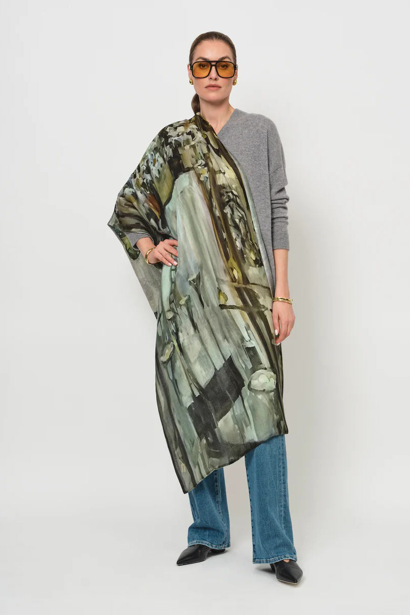 Double sided scarf cafe